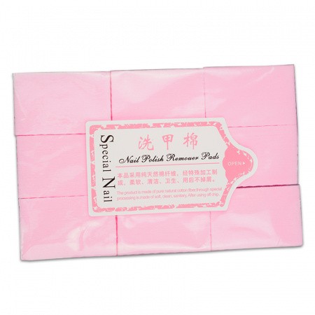 Безворсовые салфетки цветные розовые, 4х6см., 540шт/упак