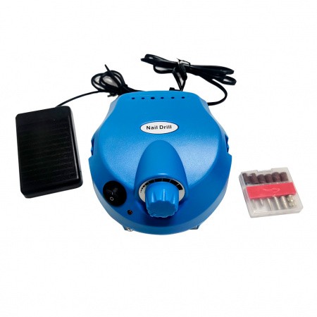 Аппарат для маникюра ZS604 голубой, 45000 об/мин.