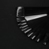 Палитра "Веер" миндалевидная, 50 цветов, черная
